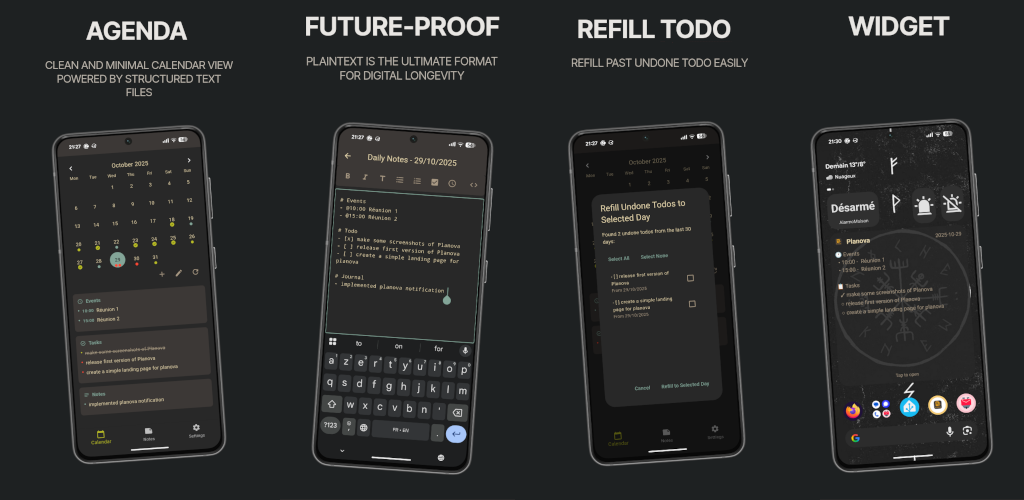 Planova Main Interface